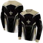 new-orleans-saints-futuristic-pattern-gold-black-hoodie-best-selling