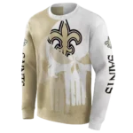 new-orleans-saints-graphic-punisher-gold-white-hoodie-best-selling