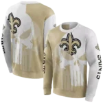 new-orleans-saints-graphic-punisher-gold-white-hoodie-best-selling