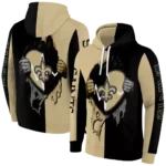new-orleans-saints-heartbeat-graphic-gold-hoodie-best-selling