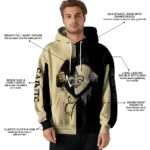 new-orleans-saints-heartbeat-graphic-gold-hoodie-best-selling