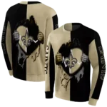 new-orleans-saints-heartbeat-graphic-gold-hoodie-best-selling
