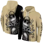 new-orleans-saints-jack-skellington-gold-hoodie-best-selling
