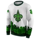 new-orleans-saints-lucky-motif-white-green-hoodie-best-selling