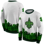 new-orleans-saints-lucky-motif-white-green-hoodie-best-selling