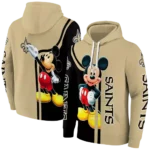 new-orleans-saints-mickey-mouse-gold-black-hoodie-best-selling