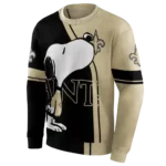 new-orleans-saints-playful-snoopy-gold-hoodie-best-selling