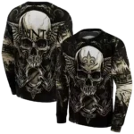 new-orleans-saints-skull-artwork-gold-black-hoodie-best-selling