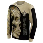new-orleans-saints-skull-motif-gold-black-hoodie-best-selling
