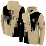 new-orleans-saints-splatter-effect-gold-hoodie-best-selling