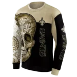 new-orleans-saints-sugar-skull-gold-black-hoodie-best-selling