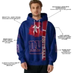 new-york-giants-football-heartbeat-blue-hoodie-best-selling