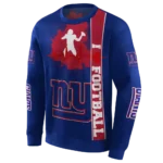 new-york-giants-football-heartbeat-blue-hoodie-best-selling