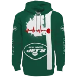 new-york-jets-football-heartbeat-green-hoodie-best-selling
