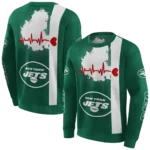 new-york-jets-football-heartbeat-green-hoodie-best-selling