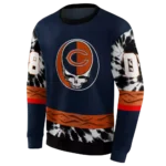 personalized-chicago-bears-grateful-vibes-blue-hoodie-best-selling