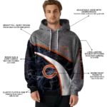 personalized-chicago-bears-hexagonal-mesh-blue-black-gray-hoodie-best-selling