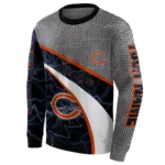 personalized-chicago-bears-hexagonal-mesh-blue-black-gray-hoodie-best-selling