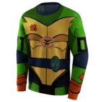 personalized-chicago-bears-superhero-armor-blue-green-hoodie-best-selling