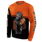 personalized-cincinnati-bengals-baby-groot-orange-black-hoodie-best-selling