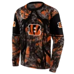 personalized-cincinnati-bengals-hunting-theme-orange-black-hoodie-best-selling