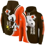 personalized-cleveland-browns-peeking-snoopy-brown-hoodie-best-selling