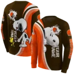 personalized-cleveland-browns-peeking-snoopy-brown-hoodie-best-selling