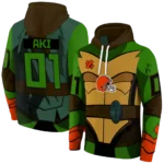 personalized-cleveland-browns-superhero-armor-brown-green-hoodie-best-selling