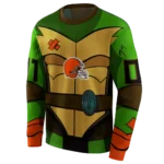 personalized-cleveland-browns-superhero-armor-brown-green-hoodie-best-selling