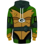 personalized-green-bay-packers-superhero-armor-green-hoodie-best-selling