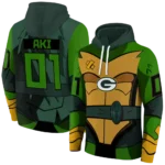 personalized-green-bay-packers-superhero-armor-green-hoodie-best-selling