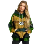 personalized-green-bay-packers-superhero-armor-green-hoodie-best-selling