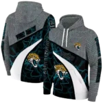 personalized-jacksonville-jaguars-hexagonal-mesh-teal-black-gray-hoodie-best-selling