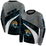 personalized-jacksonville-jaguars-hexagonal-mesh-teal-black-gray-hoodie-best-selling