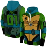 personalized-jacksonville-jaguars-superhero-armor-teal-green-hoodie-best-selling