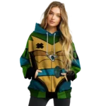 personalized-jacksonville-jaguars-superhero-armor-teal-green-hoodie-best-selling