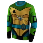 personalized-jacksonville-jaguars-superhero-armor-teal-green-hoodie-best-selling