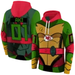 personalized-kansas-city-chiefs-superhero-armor-red-green-hoodie-best-selling