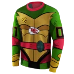 personalized-kansas-city-chiefs-superhero-armor-red-green-hoodie-best-selling