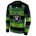 personalized-las-vegas-raiders-celtic-patterns-green-hoodie-best-selling