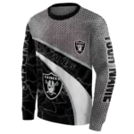 personalized-las-vegas-raiders-hexagonal-mesh-black-gray-hoodie-best-selling