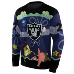 personalized-las-vegas-raiders-spongebob-patrick-star-black-navy-hoodie-best-selling