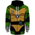 personalized-las-vegas-raiders-superhero-armor-black-green-hoodie-best-selling