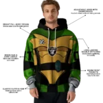 personalized-las-vegas-raiders-superhero-armor-black-green-hoodie-best-selling
