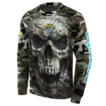 personalized-los-angeles-chargers-camo-skull-hoodie-best-selling