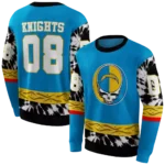 personalized-los-angeles-chargers-grateful-vibes-blue-hoodie-best-selling