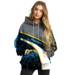 personalized-los-angeles-chargers-hexagonal-mesh-blue-black-gray-hoodie-best-selling
