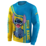 personalized-los-angeles-chargers-stitch-blue-hoodie-best-selling