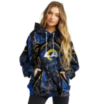 personalized-los-angeles-rams-hunting-theme-blue-black-hoodie-best-selling