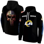 personalized-los-angeles-rams-punisher-skull-black-hoodie-best-selling